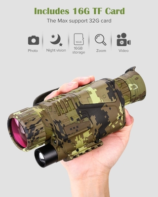 تلسكوب أحادي العين محمول 5 × 8 قابل لإعادة الشحن