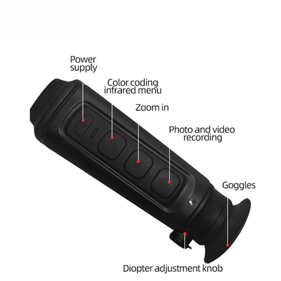 IP66 الأشعة تحت الحمراء 384 × 288 أحادي التصوير الحراري لمشاهدة الطيور CS-1Pro